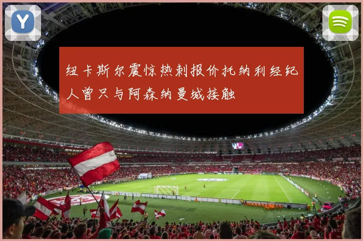 纽卡斯尔震惊热刺报价托纳利经纪人曾只与阿森纳曼城接触